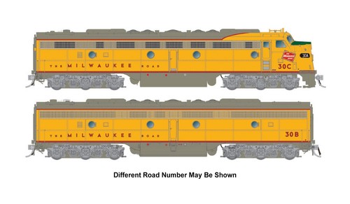 Rapido Trains 28557 HO MILW EMD E8A&B Diesel Loco Set con sonido DCC #34A y #34B | Zustand: New