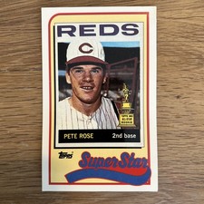 1989 Topps Baseball Sports Talk PETE ROSE (#34) 1964 All Star Super Star Card
