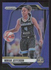2024 Panini Prizm WNBA #131 Moriah Jefferson Blue Prizms #/199