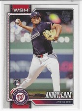 2026 Andry Lara Topps Series 1 RC Rookie Card Washington Nationals #36