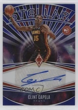 2023-24 Panini Phoenix Stellar Signatures Blue /25 Clint Capela #SS-CCP Auto 3d3