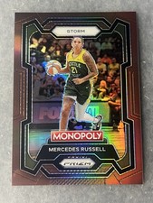2024 Panini Prizm Monopoly WNBA Brown Prizm #46 Mercedes Russell #216/249