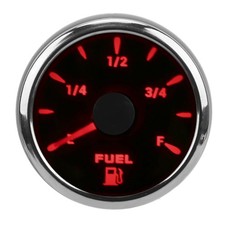 52MM Fuel Level Gauge 0‑190Ω Fuel Tank Meter With 7 Color Backlight For Car HEN