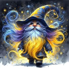 5D Gnome Diamond Painting Kits for Adults Beginner,DIY Diamond Art Kits for Adul