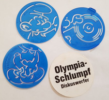 Nutella Malschablone - Olympia Schlumpf: Diskuswerfer