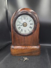 Antique Seth Thomas Dome Top 8 Day Mantle Clock With Key, Works. MG