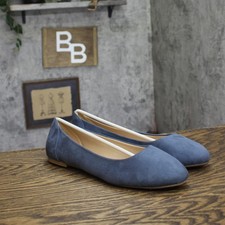 journee Collection Comfort Round-Toe Dress Flats KAVN Blue 10W