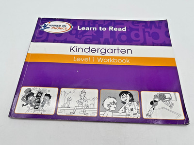 Hooked On Phonics Learn to Read Kindergarten Level 1 Workbook Homeschool
