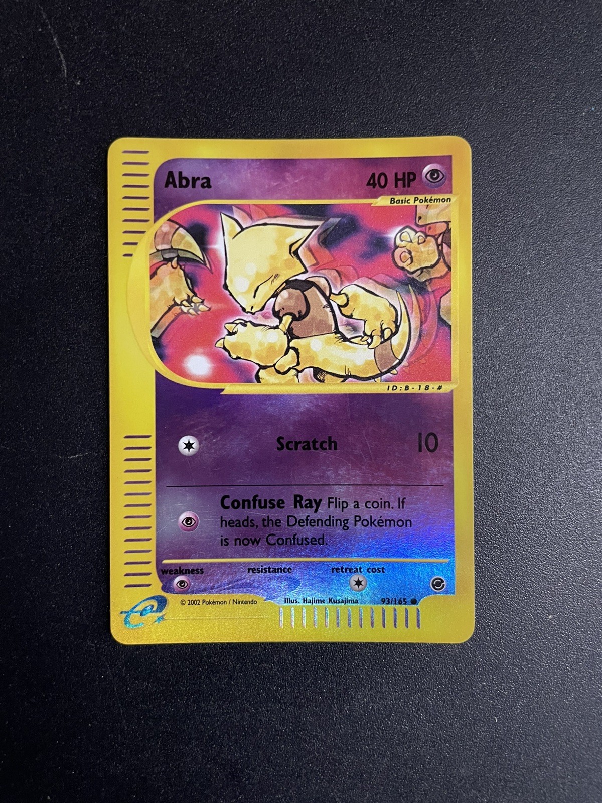 Abra | 93/165 | Expedition | Reverse Holo | Pokemon Card | NM
