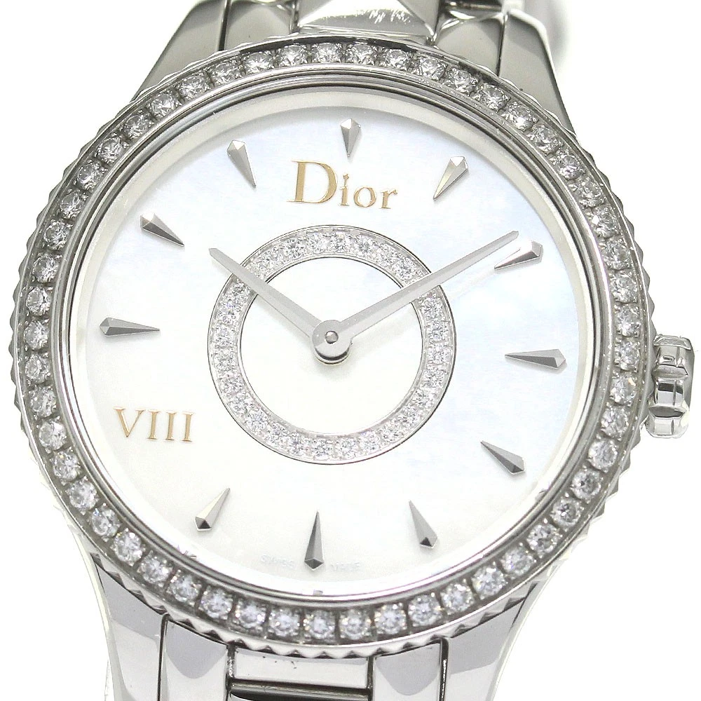 Montre femme Dior Montaigne Viii quartz qualité B avec boite et garantie
