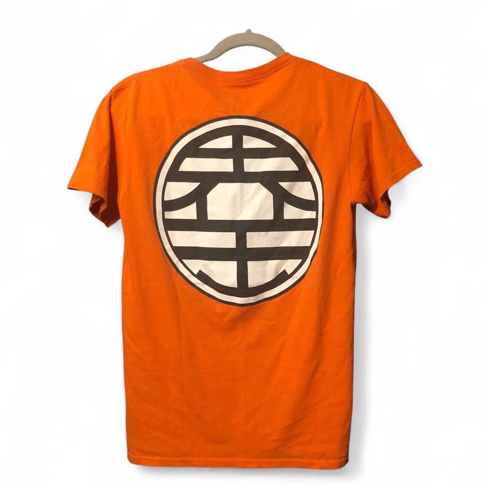 Camiseta Dragon Ball Z Goku Símbolo Naranja Adulto Talla Pequeña Ondulación Junction 0428 Foto 3 de 3
