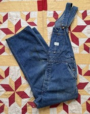 Vintage 70s Big Mac Denim Overalls 38x28" Workwear USA AS IS