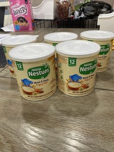 Gerber Nestum Wheat and Honey Baby Cereals - 10.6oz ( Pack of 5) EXP 10/12/2026