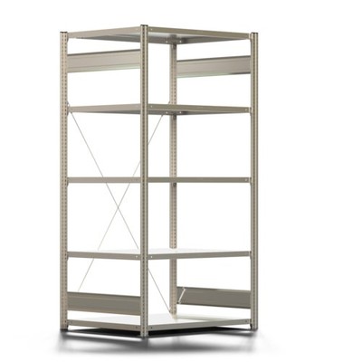 Fachbodenregal 250 kg 2000x1005x800 mm, erweiterbar, 5 Böden, Werkstattregal