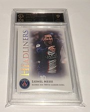 2023 Futera The Headliners Soccer Card Lionel Messi Cracked Ice 04/05