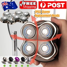 2PCS Professional Replacement Head for Skuls Pitbuls Shaver Gold PRO w/ Brush AU