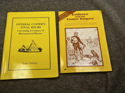 Custer Little Big Horn Books Lot Evidence Custer Enigma & Custer's Final Hours