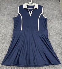 Callaway Dress Womens XL Blue Sleeveless Opti-Dri Golf Activewear UPF 50+ New