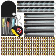 288 Pcs Mini Tape Measure Keychain Bulk Mini Screwdriver Keychain Set Adult T...