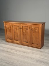 Burr Oak Cotswold School Style Low Cupboard