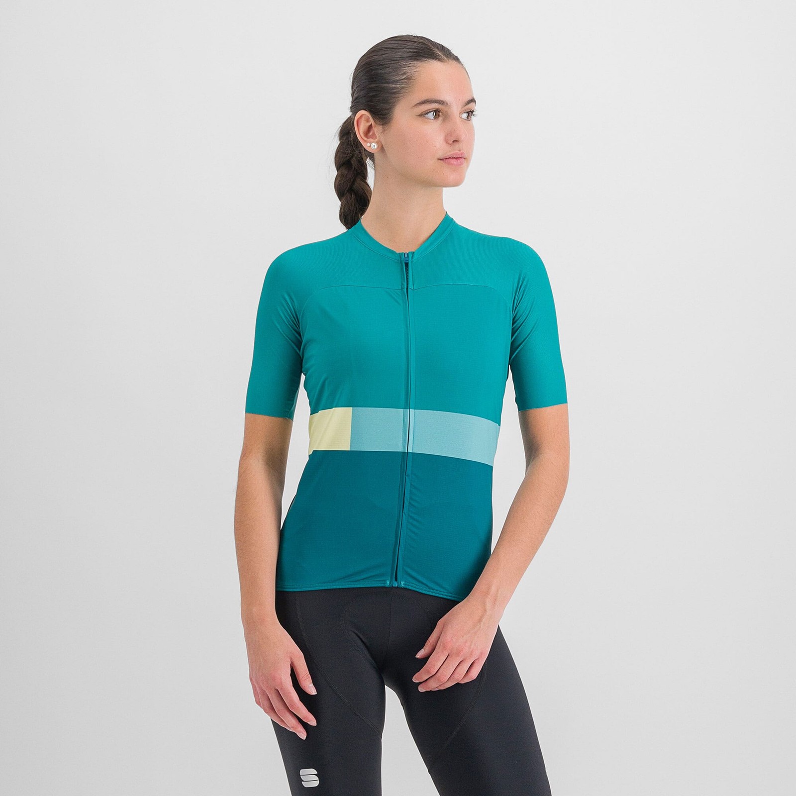 Sportful Snap Women's Jersey M Shade Spruce/Light Green