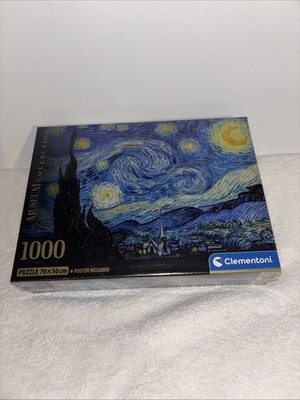 Clementoni Jigsaw Puzzle 1000 pieces, Collection Museum Collection, The Starry N