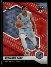 Desmond Bane RC 2020-21 Panini Mosaic Basketball Red Wave #211 Grizzlies [jm172