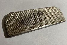 Vintage Lap Steel Guitar Slide, Unbranded, Well-Loved, Diamond-Check Grip
