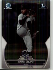 2023 Bowman Draft Isaiah Coupet Chrome #BDC-37 Colorado Rockies