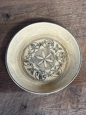 Antique/Vintage Pottery 9in Pie Plate