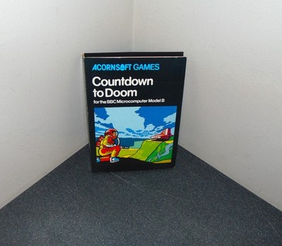 Acornsoft Countdown to Doom Cartridge Acorn Electron komplett getestet funktioniert sehr guter Zustand