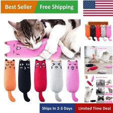 Engaging 5-Pack Catnip Stuffed Chew Toys - Perfect for Indoor Outdoor Play