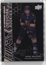 2020-21 SPx UD Black Obsidian Rookies 34/349 Gage Quinney #OR-33 s3g