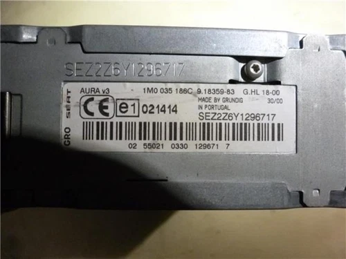 1M0035186C Sistema Audio/Radio Cd para SEAT TOLEDO (1M2) * 2000 83683 - Imagen 2 de 4