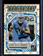 2025 Panini Donruss Amon-Ra St. Brown Dominators #DOM-ASN Lions