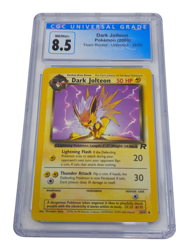 Dark Jolteon (Unlimited) graded CGC 8.5 for sale on eBay