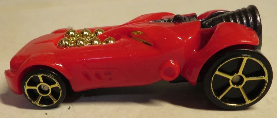 McDonald's Hot Wheels Rocketfire Rojo Coche de Carreras Happy Meal Juguete 2009 #2 Usado Suelto Foto 3 de 4