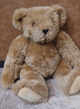 Authentic Vermont No.1 Teddy Bear Classic Honey Brown Jointed Stuffed Animal Toy
