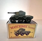 MATCHBOX LESNEY ARMORED CAR- No. 67 -A-1959-1966 -NEAR MINT W/BOX- HTF LIKE THIS