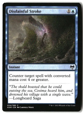 MTG Disdainful Stroke [KHM - 54] LP 4-24