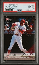 2018 Topps Now Shohei Ohtani Rookie of the Year #OS16 PSA 10 Gem Mint