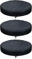 3 Pack 55 Gallon Drum Lid Cover Fits Most Water Barrel and Trash Can Waterproof