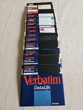 LOT 15 - 5.25" USED/NEW Floppy Disks - Vintage Computer Media Sleevs On All D