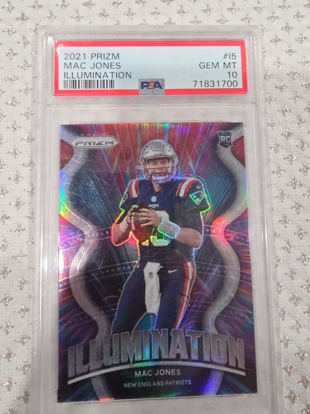 Mac Jones Panini Prizm Illumination #I5 Base
