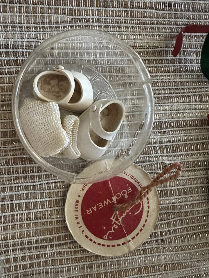 Lote Accesorios Muñeca Jengibre Cosmopolita Vintage con Etiqueta Calzado Original Años 50 Foto 2 de 4