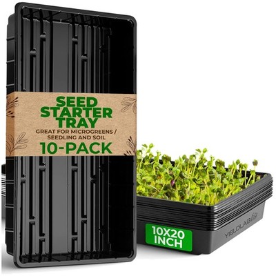 Clone and Seedling Tray Set - 10x20 Inch - 10 Pack