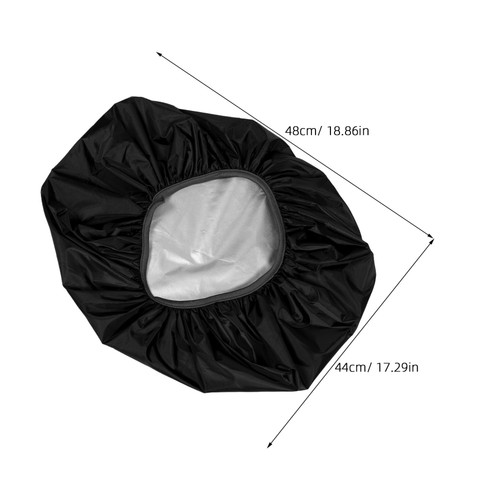 2pcs Toilet Seat Covers: Waterproof Universal Stretch Lid Covers With Elastic - Picture 3 of 12