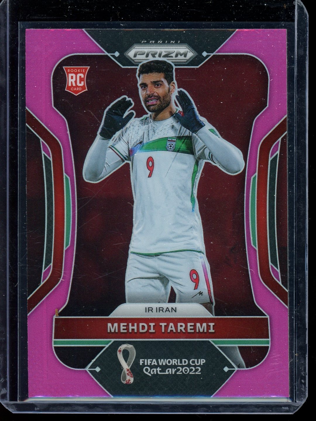 Mehdi Taremi 2022 Prizm World Cup Qatar Pink Prizm Rookie RC #122 - Iran