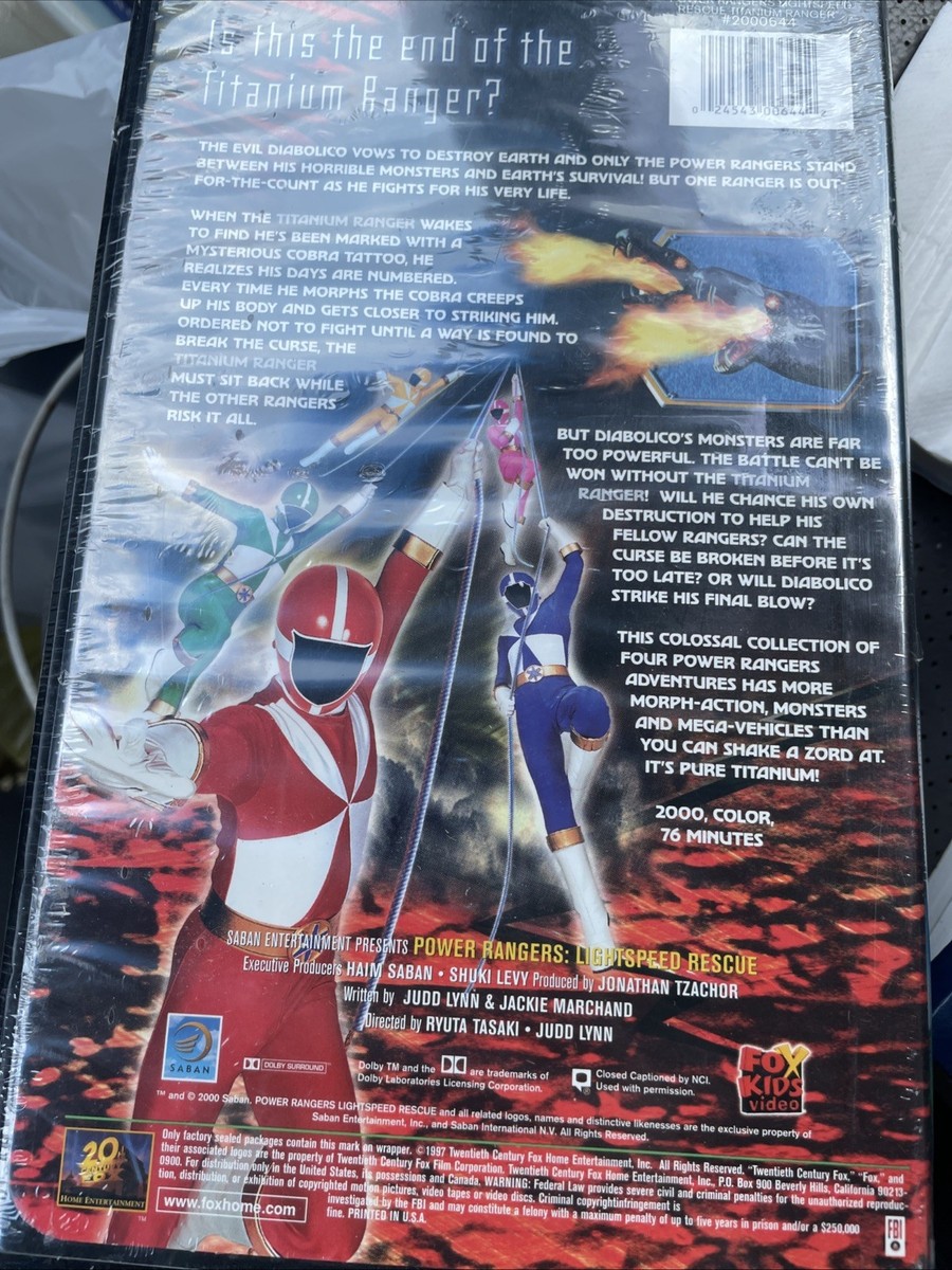 ボケモンレンジャーUSA Buy Power Rangers: Lightspeed Rescue - Titanium Ranger