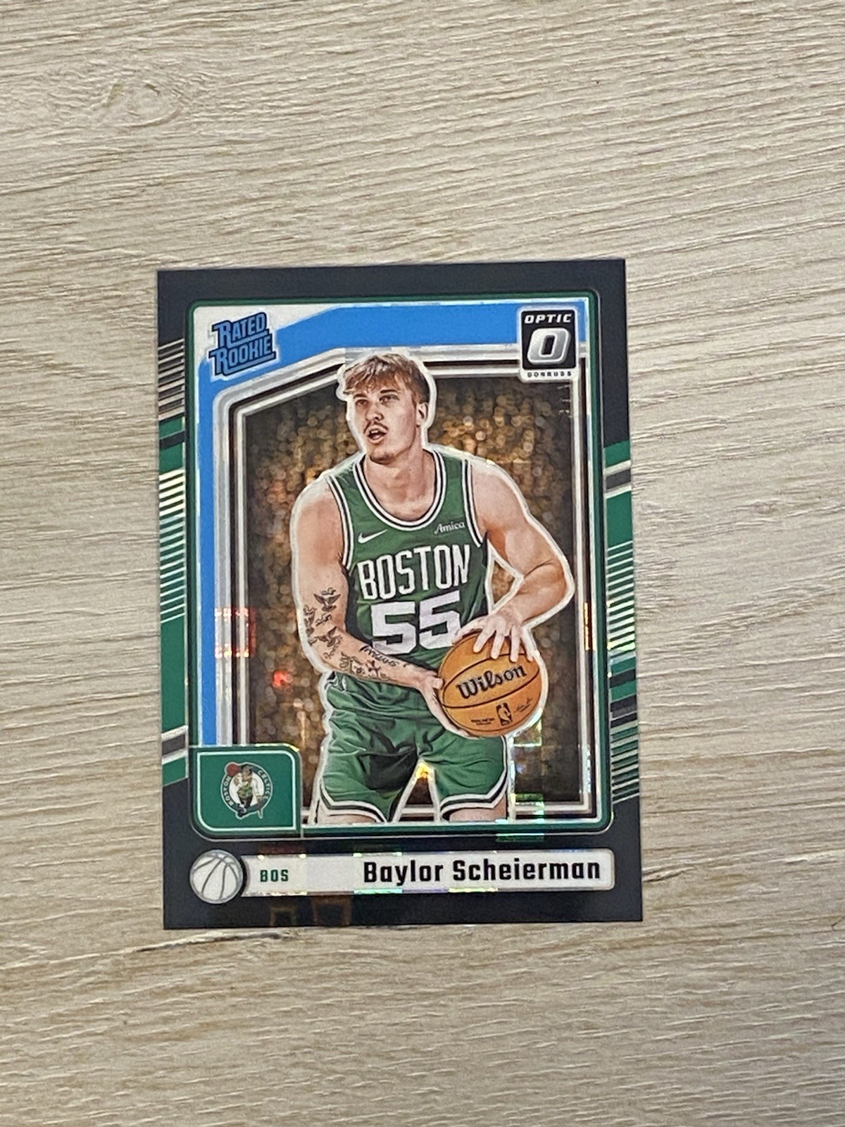 2024-25 Donruss Optic Rated Rookie Black Pandora #263 Baylor Scheierman RC 01/15